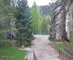 Vstup do skal, Pískovna