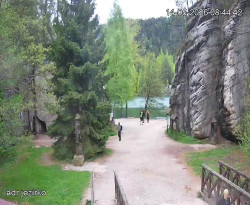 Vstup do skal, Pískovna