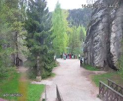 Vstup do skal, Pískovna