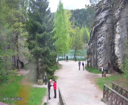 Vstup do skal, Pískovna