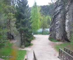 Vstup do skal, Pískovna
