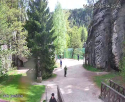 Vstup do skal, Pískovna