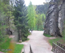 Vstup do skal, Pískovna