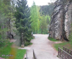 Vstup do skal, Pískovna