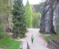Vstup do skal, Pískovna