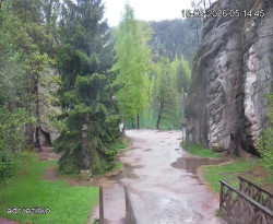 Vstup do skal, Pískovna