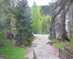 Vstup do skal, Pískovna