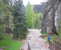 Vstup do skal, Pískovna