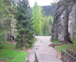 Vstup do skal, Pískovna