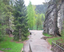 Vstup do skal, Pískovna