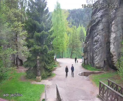 Vstup do skal, Pískovna