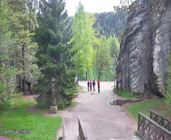 Vstup do skal, Pískovna