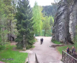 Vstup do skal, Pískovna
