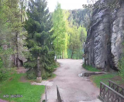 Vstup do skal, Pískovna