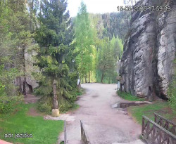 Vstup do skal, Pískovna