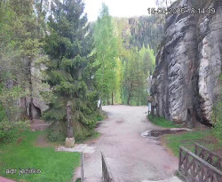 Vstup do skal, Pískovna