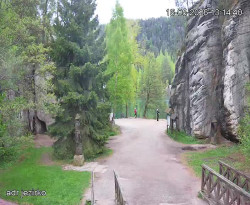 Vstup do skal, Pískovna