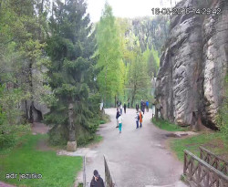 Vstup do skal, Pískovna