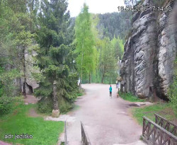 Vstup do skal, Pískovna