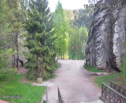 Vstup do skal, Pískovna
