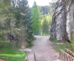 Vstup do skal, Pískovna