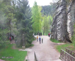 Vstup do skal, Pískovna