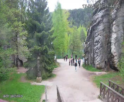 Vstup do skal, Pískovna