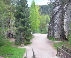 Vstup do skal, Pískovna