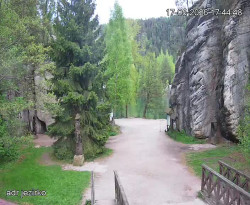 Vstup do skal, Pískovna