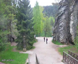 Vstup do skal, Pískovna