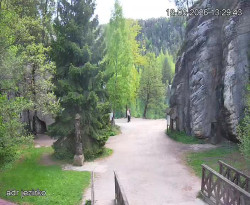 Vstup do skal, Pískovna