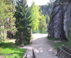 Vstup do skal, Pískovna