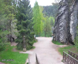 Vstup do skal, Pískovna
