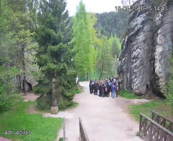 Vstup do skal, Pískovna