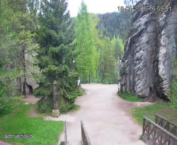 Vstup do skal, Pískovna