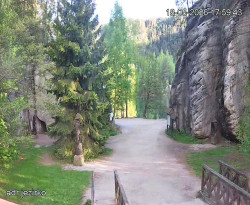 Vstup do skal, Pískovna