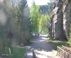 Vstup do skal, Pískovna