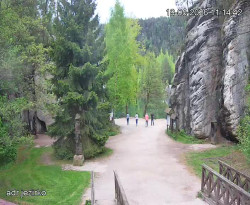 Vstup do skal, Pískovna