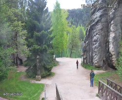 Vstup do skal, Pískovna