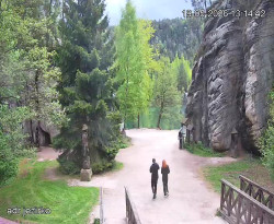 Vstup do skal, Pískovna