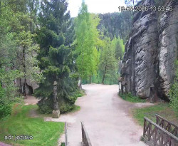 Vstup do skal, Pískovna