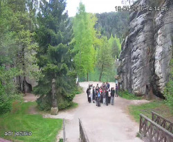 Vstup do skal, Pískovna