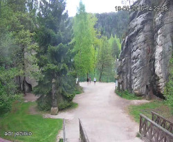 Vstup do skal, Pískovna