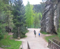Vstup do skal, Pískovna