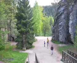 Vstup do skal, Pískovna