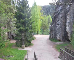 Vstup do skal, Pískovna