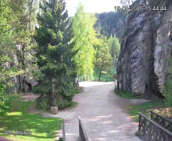 Vstup do skal, Pískovna