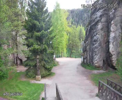 Vstup do skal, Pískovna