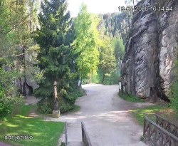 Vstup do skal, Pískovna