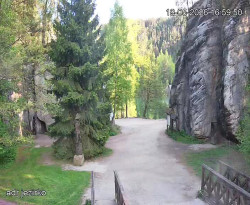 Vstup do skal, Pískovna